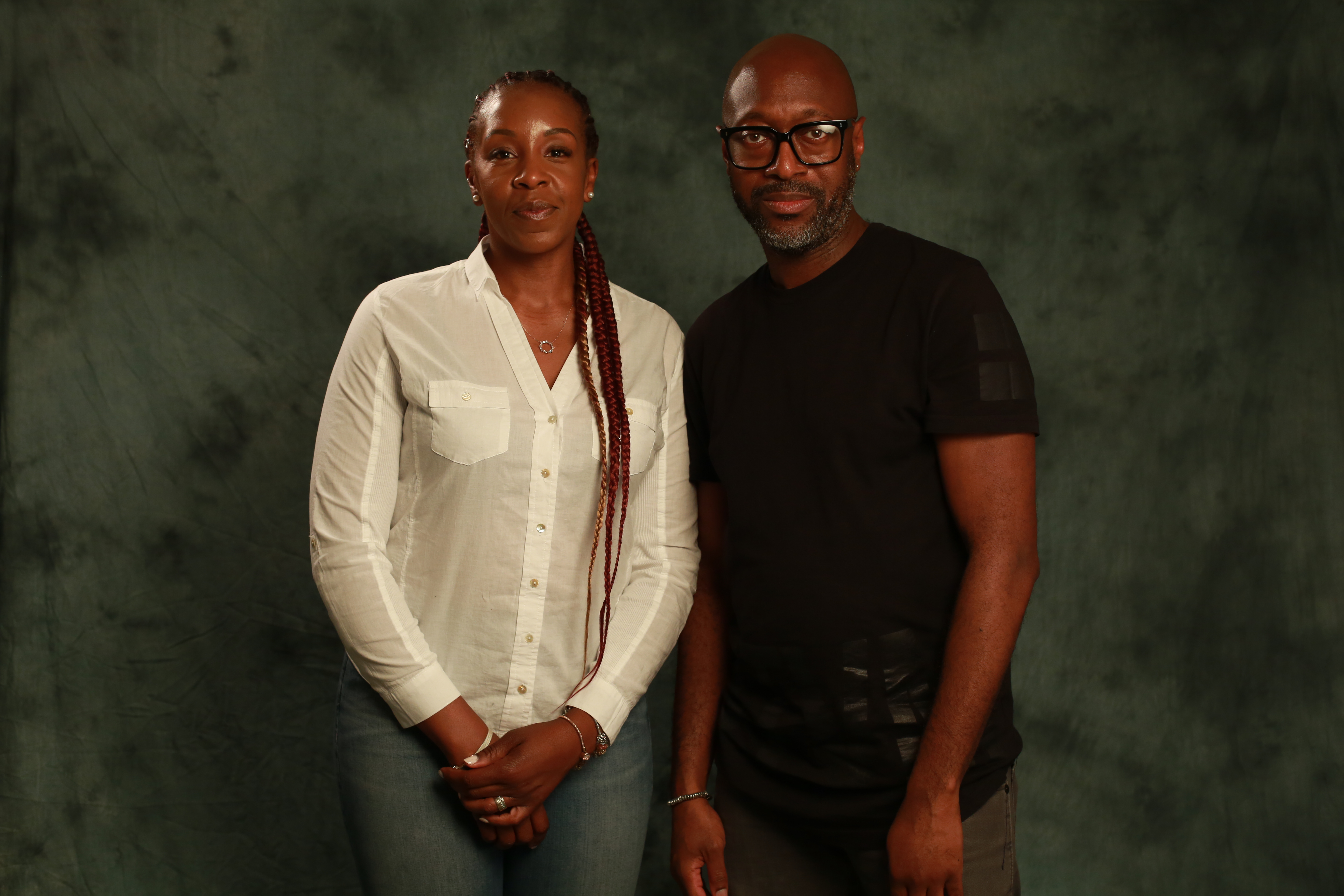 Joyclen from Rise 365 with director Jason Osborne